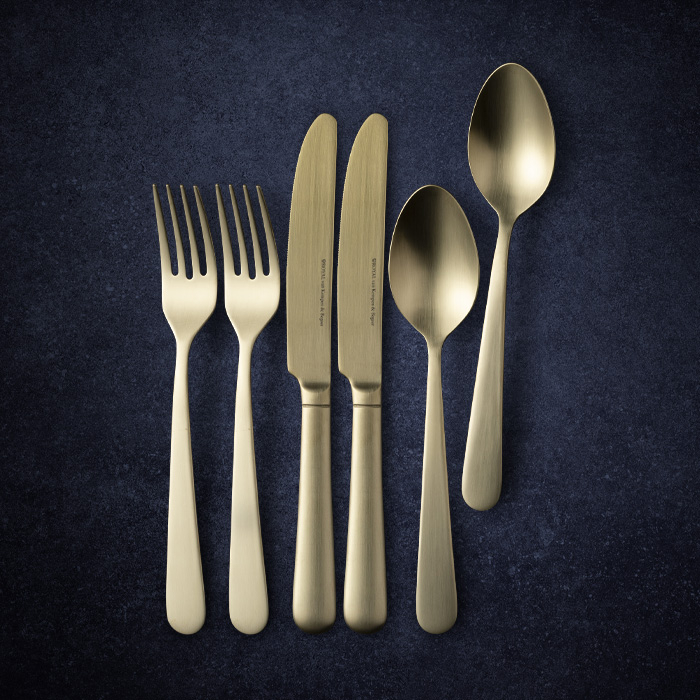 Cutlery champagne